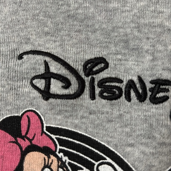 Girls 100years of Disney Long Sleeve Shirt, Mickey and Minnie, Small, Gray - Picture 3 of 6
